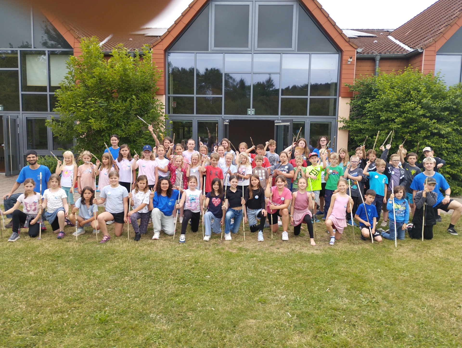 Gruppenfoto von den diesjährigen Ferienspielen