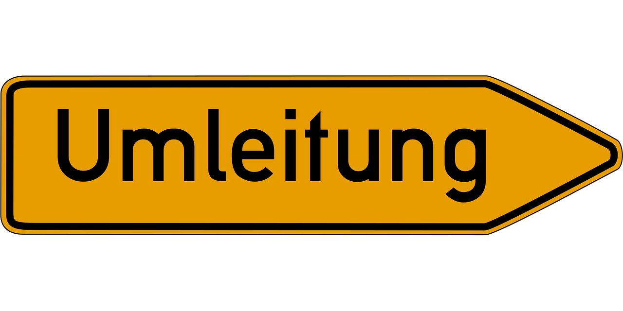 Umleitungsschild