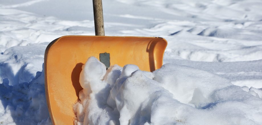 Schnee Schneeschieber