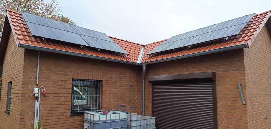 Gebäude der Kläranlage in Altenstädt