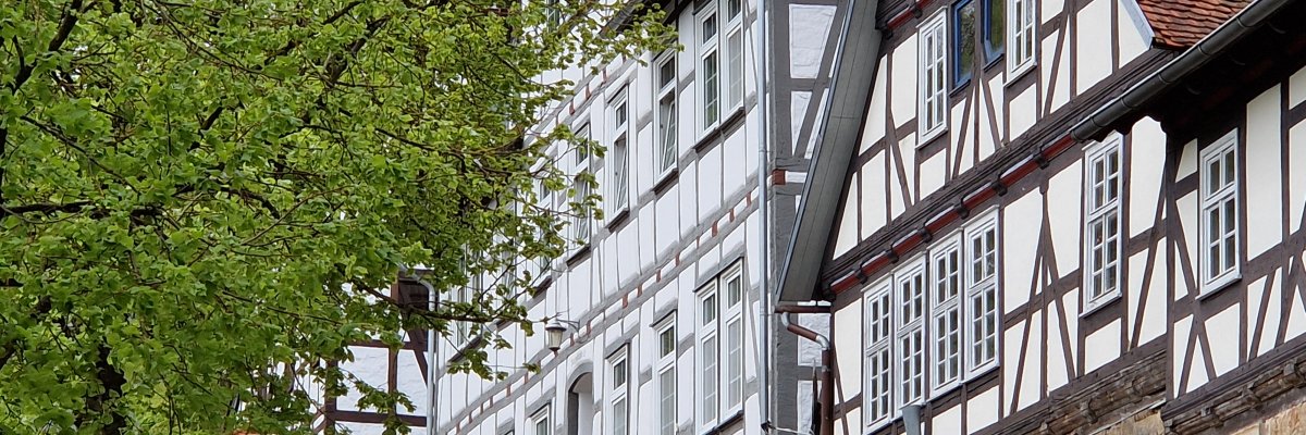 Fachwerkkulisse in der Kernstadt Naumburg