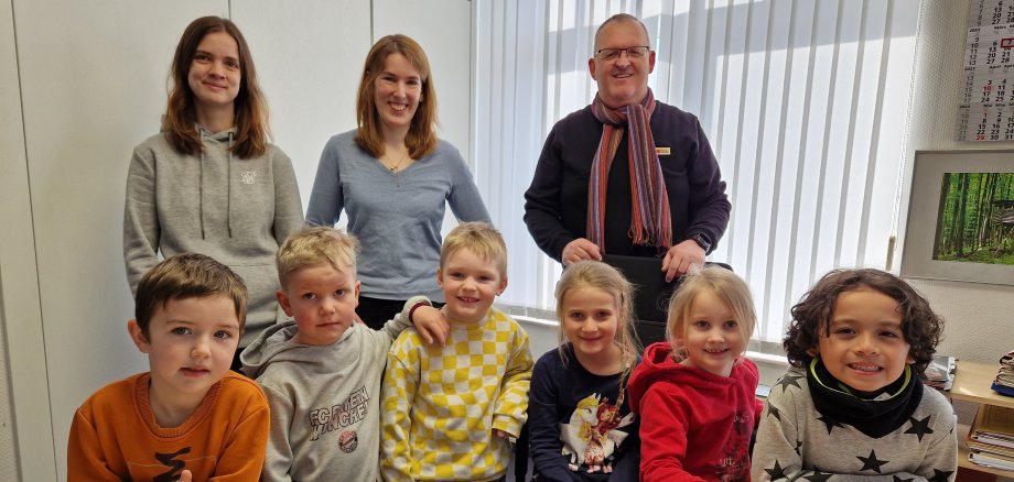 Vorschulaktion im Rathaus - Kindertagesstätte Regenbogenland