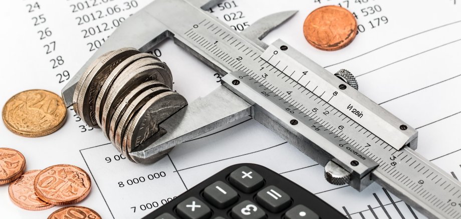 Geld und Taschenrechner