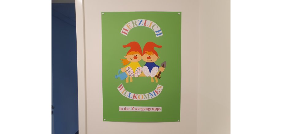 Bild Zwerge Tür Plakat